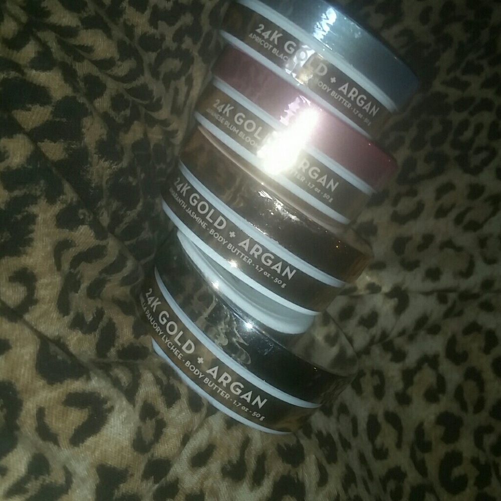 24k gold & argon body butter lot